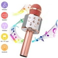 thumbnail image 1 of SZROBOY Wireless Microphones for Kids Mobile Phone Karaoke Bluetooth Microphone with Speake Handheld Wireless Microphone for Kids Party KTV Gifts, 1 of 6