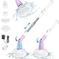 thumbnail image 1 of SZRSTH Electric Spin Scrubber - Cordless Cleaning Brush with Extendable Handle Power Shower Scrubber for Bathroom Kitchen Tile Floor, 1 of 7