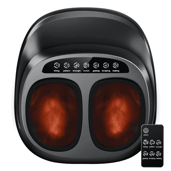 SZRSTH Shiatsu Foot Massager, Heated Kneading Gift for Women, Size 11