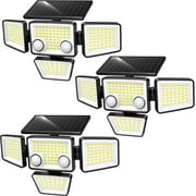 SZRSTH Solar Outdoor Lights -188 LED Security Flood, 270°Beam Angle Wall Light with Sensors for Backyard Yard
