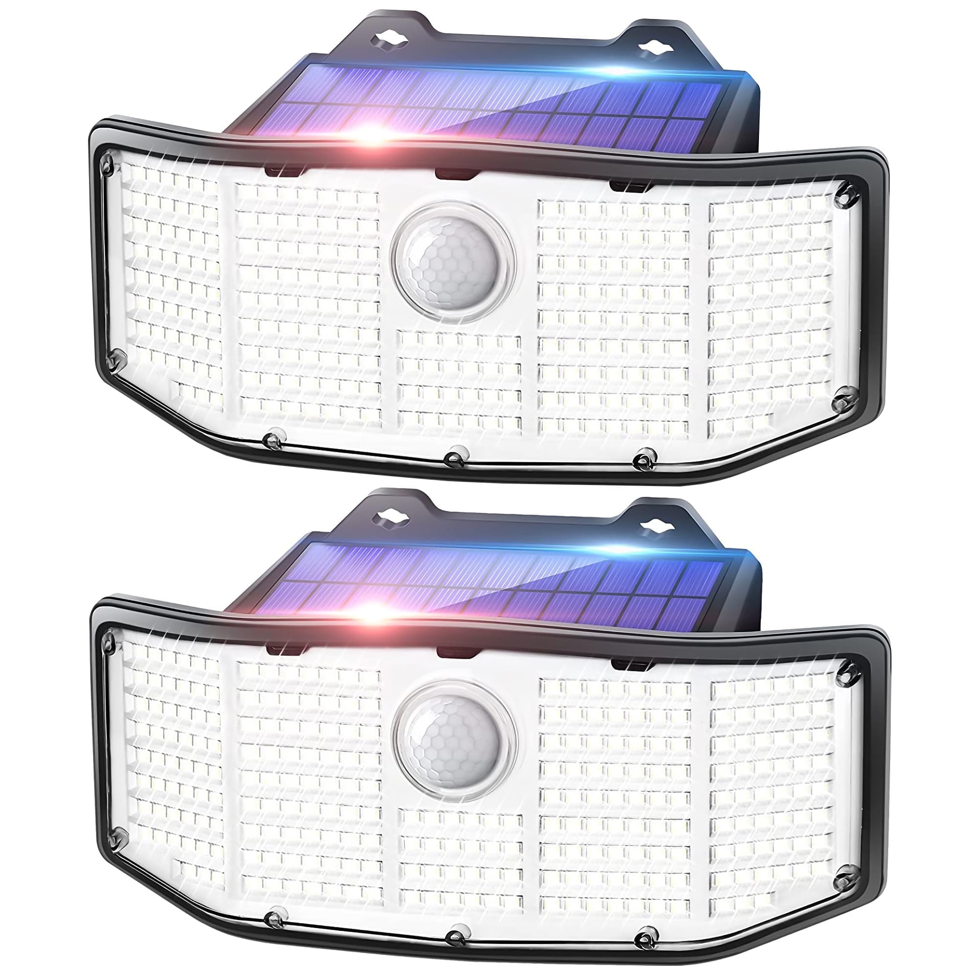 SZRSTH Solar Outdoor Lights - 2Pack 252 LED Motion Sensor Lights Solar Powered Security Flood Lights, IP65 Waterproof Wall Light for Backyard Yard Patio