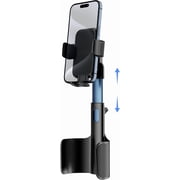 SZSZ Cup Phone Holder Mount for Car Upgrade Aluminum Adjustable Rod Cell Phone Cup Holder Stand for Auto | Truck SUV Compatible with iPhone & Samsung & All 4.0-7.0 Inches Smartphone