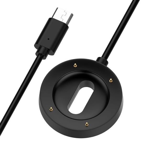 SZSZ Replacement Charging Dock Cable Compatible with SUUNTO Run USB Magnetized Cable Charger Stand Smart Watch Accessories(1M/3.3FT,Black)