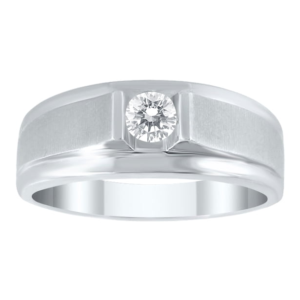 Designer Solitaire Platinum Engagement Ring for Men SJ PTO 315 - Etsy