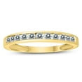 thumbnail image 1 of SZUL Women's 1/2 Carat TW Channel Set Diamond Band in 10K Yellow Gold (J-K-L Color, I2-I3 Clarity), 1 of 5