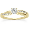 thumbnail image 1 of SZUL Women's 1/2 Carat TW Diamond Engagement Ring in 10k Yellow Gold (J-K-L Color, I2-I3 Clarity), 1 of 3