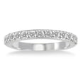 thumbnail image 1 of SZUL Women's 1/2 Carat TW Diamond Wedding Band in 10K White Gold (J-K-L Color, I2-I3 Clarity), 1 of 3