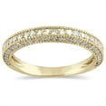 thumbnail image 1 of SZUL Women's 1/2 Carat TW Diamond Wedding Band in 10K Yellow Gold (J-K-L Color, I2-I3 Clarity), 1 of 3