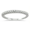 thumbnail image 1 of SZUL Women's 1/3 Carat TW Diamond Wedding Band in 14K white Gold (J-K-L Color, I2-I3 Clarity), 1 of 3