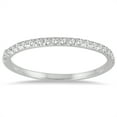 thumbnail image 1 of SZUL Women's 1/4 Carat TW Diamond Wedding Band in 14K White Gold (J-K-L Color, I2-I3 Clarity), 1 of 2