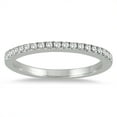 thumbnail image 1 of SZUL Women's 1/8 Carat TW Diamond Wedding Band in 14K White Gold (J-K-L Color, I2-I3 Clarity), 1 of 3