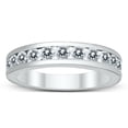 thumbnail image 1 of SZUL Women's 1 Carat TW Channel Set Diamond Band in 10K White Gold (J-K-L Color, I2-I3 Clarity), 1 of 4