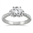thumbnail image 1 of SZUL Women's 1 Carat TW Diamond Engagement Ring in 14K White Gold (J-K-L Color, I2-I3 Clarity), 1 of 3