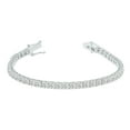 thumbnail image 1 of SZUL Women's 10 Carat TW Lab Grown Diamond Tennis Bracelet in 14K White Gold (G-H Color, VS1-VS2 Clarity), 1 of 6