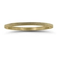 thumbnail image 1 of SZUL Women's 1MM Thin Wedding Band with Cross Hatch Center in 14K Yellow Gold, 1 of 4