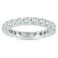 thumbnail image 1 of SZUL Women's 2 Carat TW Diamond Eternity Band in 14K White Gold (J-K-L Color, I2-I3 Clarity), 1 of 5