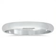 thumbnail image 1 of SZUL Women's 2mm Domed Comfort Fit Wedding Band in 10K White Gold, 1 of 4
