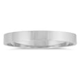 thumbnail image 1 of SZUL Women's 2mm Flat Wedding Band in 14K White Gold, 1 of 4