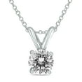 thumbnail image 1 of SZUL - Women's 3/4 Carat Diamond Solitaire Pendant in 14K White Gold (H-I Color, I1-I2 Clarity), 1 of 7