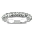thumbnail image 1 of SZUL Women's 3/8 Carat TW Pave Diamond Wedding Band in 10K White Gold (J-K-L Color, I2-I3 Clarity), 1 of 3