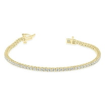 SZUL Women's 3 Carat TW Diamond Tennis Bracelet in 14K Yellow Gold