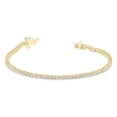 thumbnail image 1 of SZUL Women's 4 Carat TW Diamond Tennis Bracelet in 14K Yellow Gold, 1 of 6