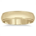 thumbnail image 1 of SZUL Women's 4mm Milgrain Edge Comfort Fit Wedding Band in 14K Yellow Gold, 1 of 4