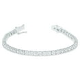 thumbnail image 1 of SZUL Women's 9 Carat TW Diamond Tennis Bracelet in 14K White Gold, 1 of 8