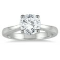 thumbnail image 1 of SZUL Women's AGS Certified 1 1/2 Carat Diamond Solitaire Ring in 14K White Gold  (J-K Color, I2-I3 Clarity), 1 of 5