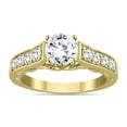 thumbnail image 1 of SZUL Women's AGS Certified 1 1/2 Carat TW Diamond Ring in 14K Yellow Gold (J-K Clarity, I2-I3 Clarity), 1 of 6