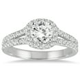 thumbnail image 1 of SZUL Women's AGS Certified 1 1/4 Carat TW Diamond Engagement Ring in 14K White Gold (J-K Color, I2-I3 Clarity), 1 of 4