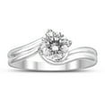 thumbnail image 1 of SZUL Women's AGS Certified 1 Carat Diamond Solitaire Ring in 14K White Gold (J-K Color, I2-I3 Clarity), 1 of 6