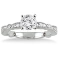 thumbnail image 1 of SZUL Women's AGS Certified 1 Carat TW Diamond Engagement Ring in 14K White Gold (J-K Color, I2-I3 Clarity), 1 of 4