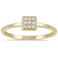 thumbnail image 1 of SZUL Women's Stackable Diamond Ring 14k Yellow Gold (J-K-L Color, I2-I3 Clarity), 1 of 3