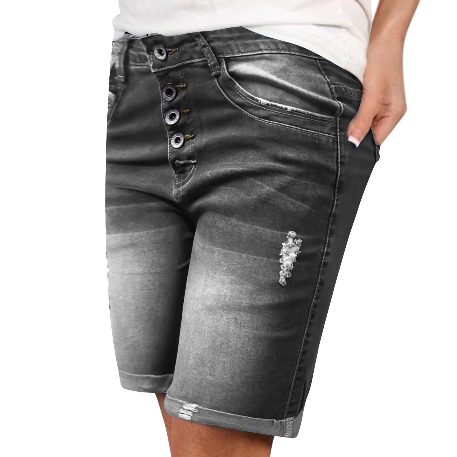 SZXZYGS Baggy High Waisted Jeans for Women Women's Dark Blue Elastic