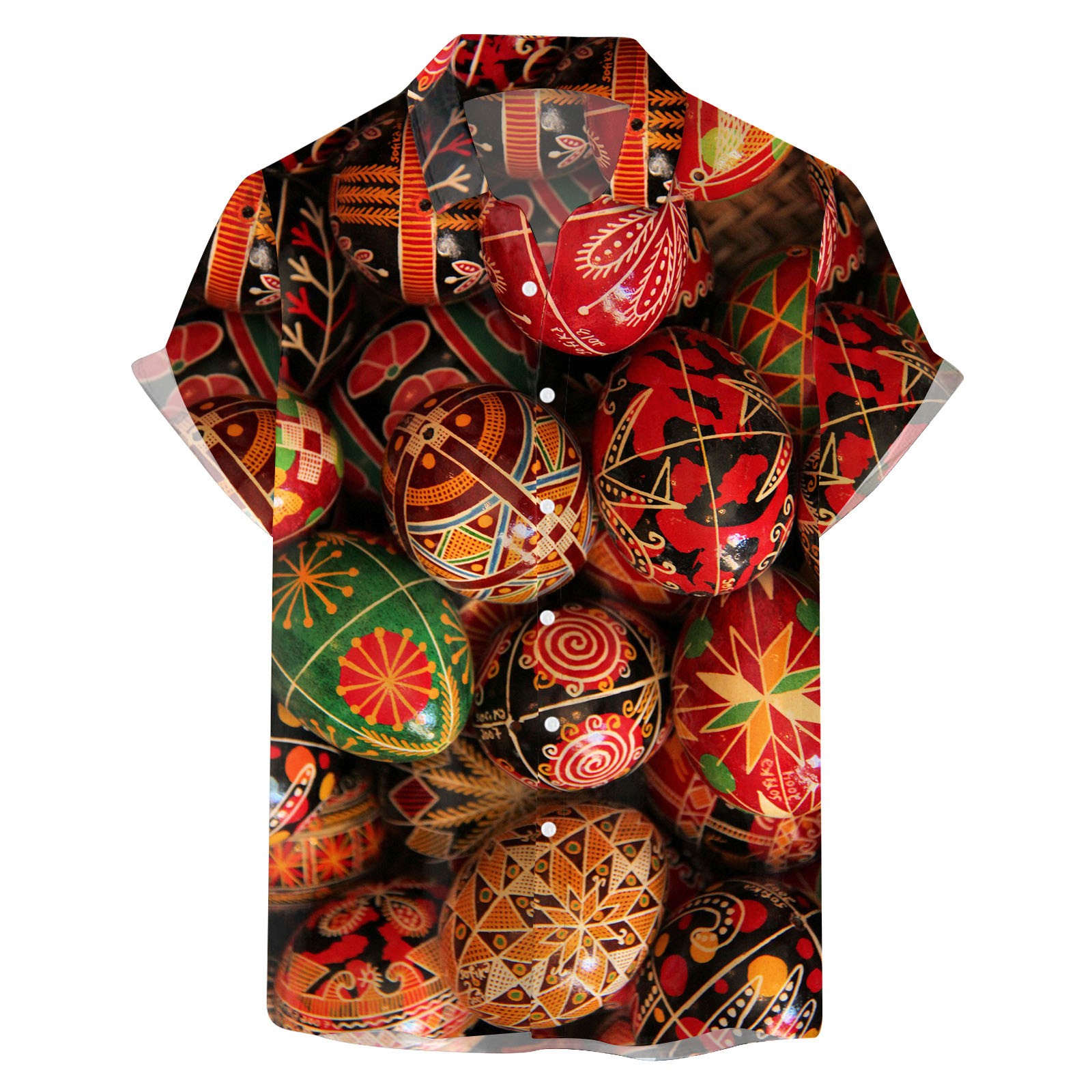 SZXZYGS Button Down Shirt Men 3Xlt Mens Digital 3D Printed T Shirt
