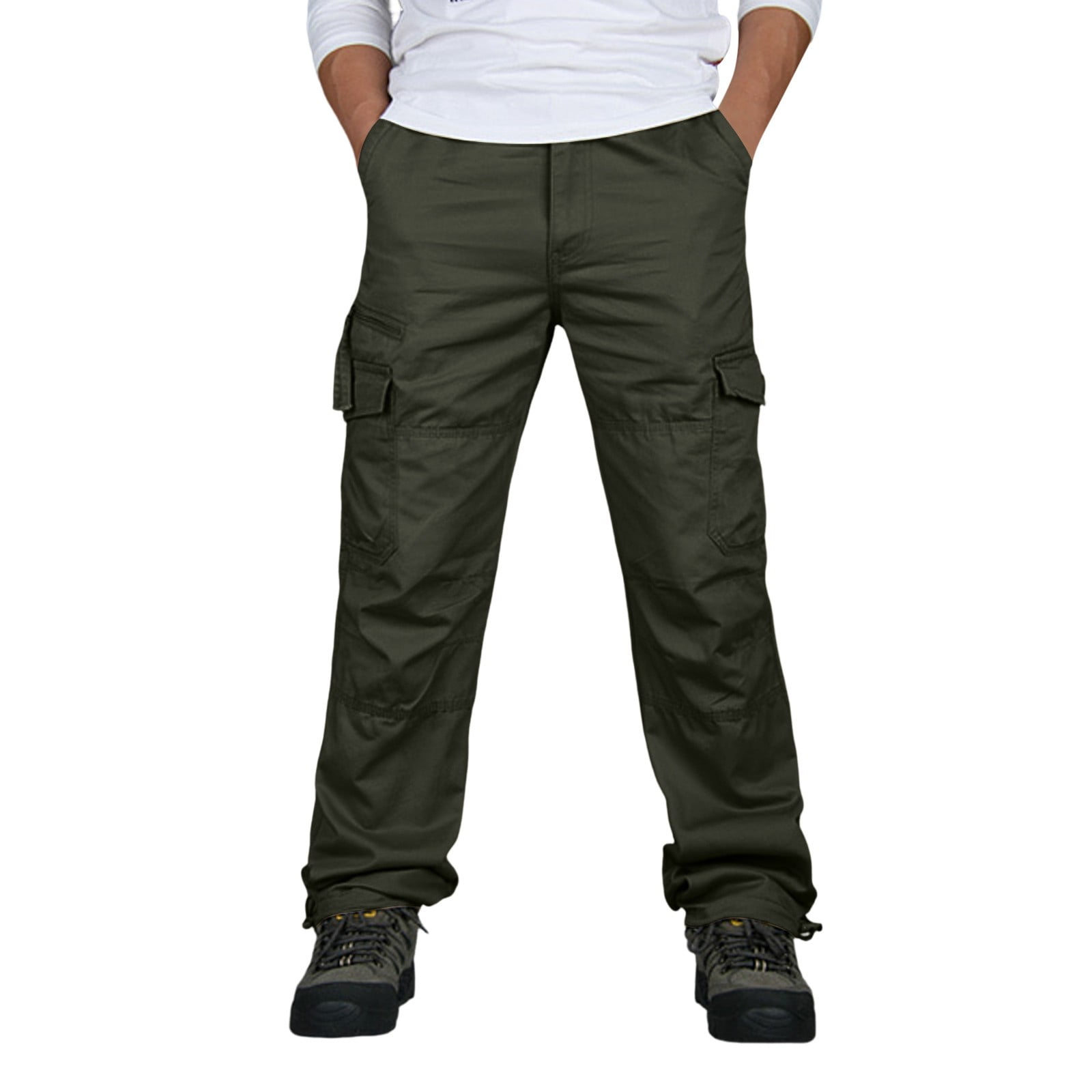 SZXZYGS Cargo Pants for Men Slim Fit Work Mens Spring Fall Cashew ...