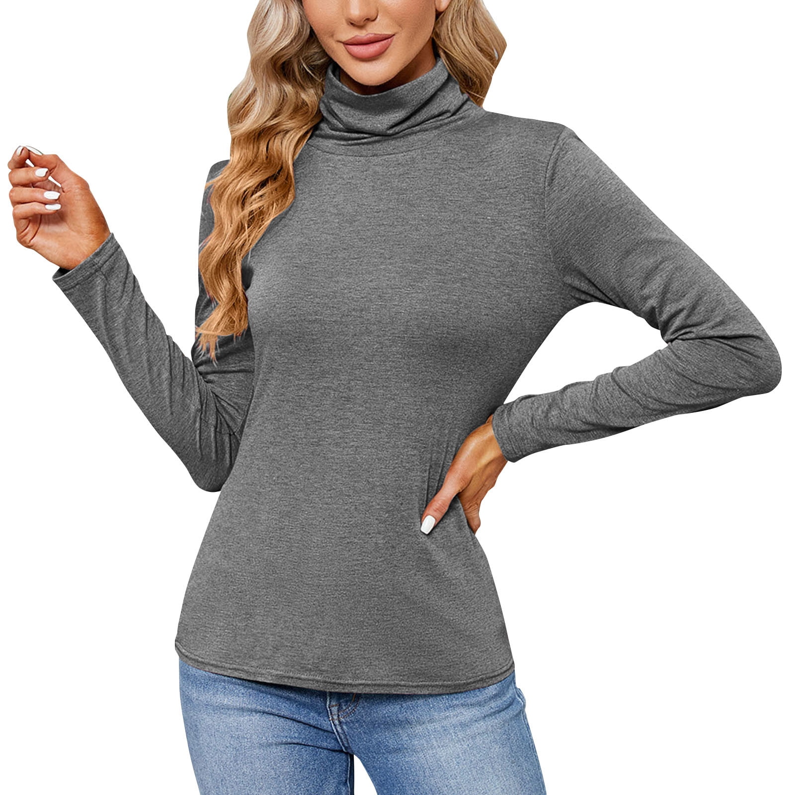 Women in top tight sweaters