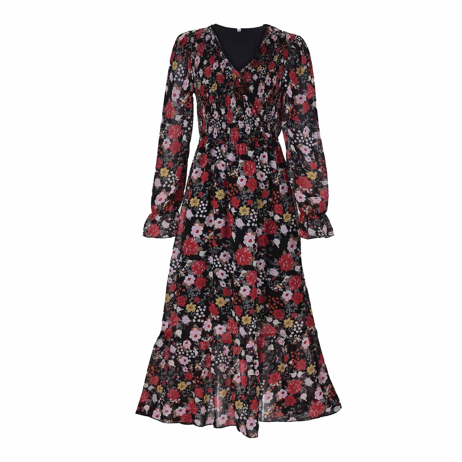 SZXZYGS Fall Dresses for Women Wedding Guest 2024 Women Elegant