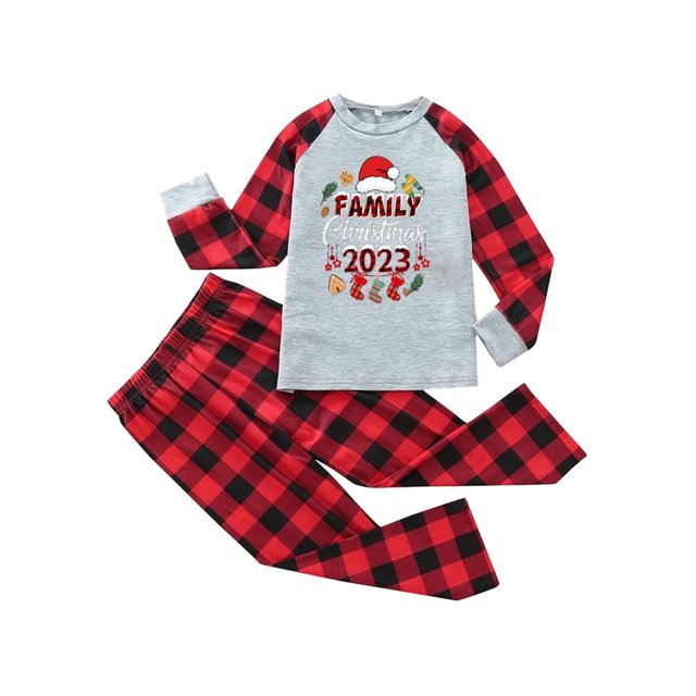 SZXZYGS Family Christmas Pajamas For Family Outfits Green Christmas