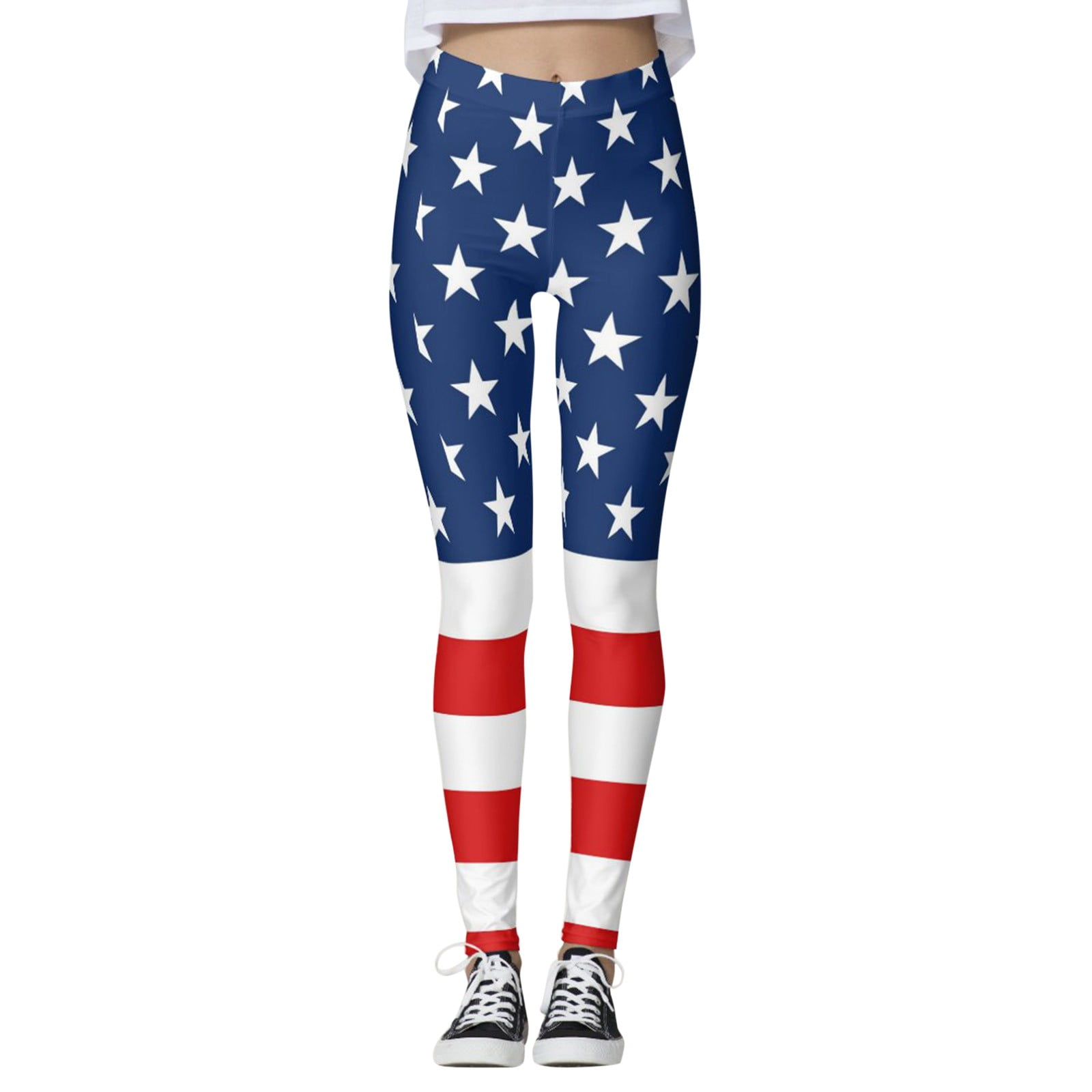 SZXZYGS Flare Leggings Petite Xxl Independence Day for Women's American