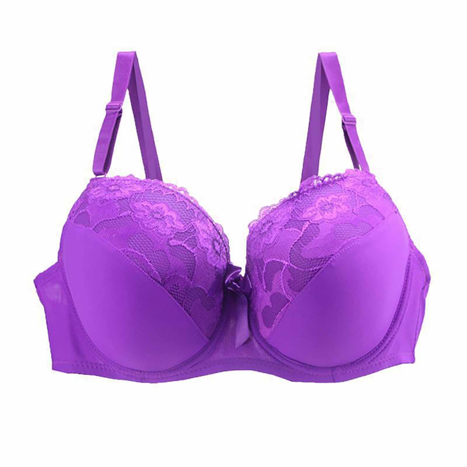 SZXZYGS Maternity Bra Fashion Female Lace Printed Coloured Bra Elastic