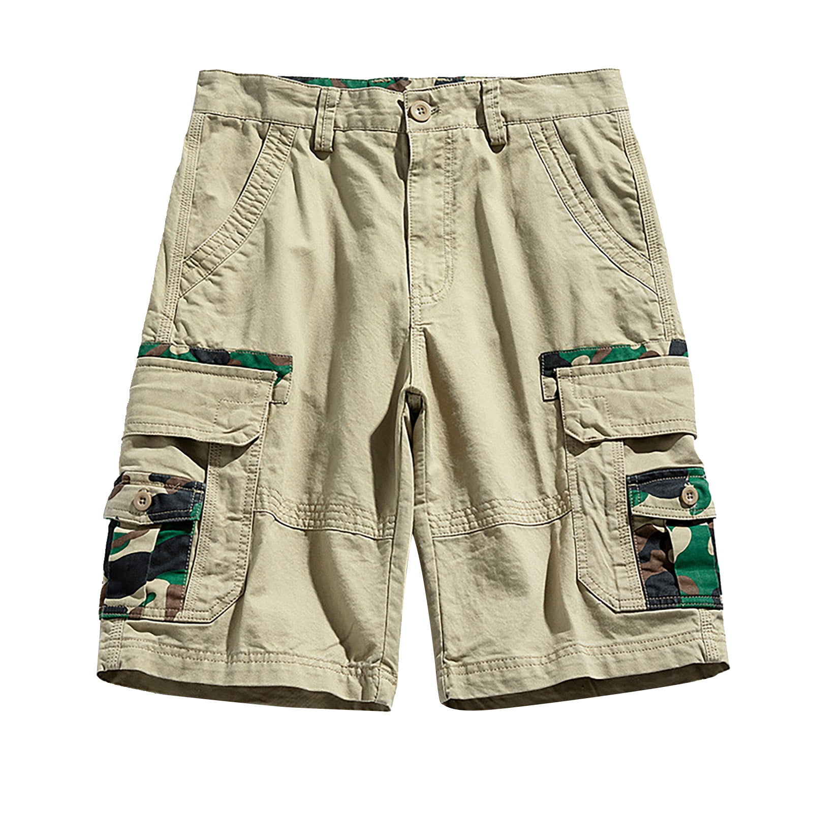 SZXZYGS Mens Cargo Pants 34X36 Tall Mens Outdoor Casual Elastic Waist