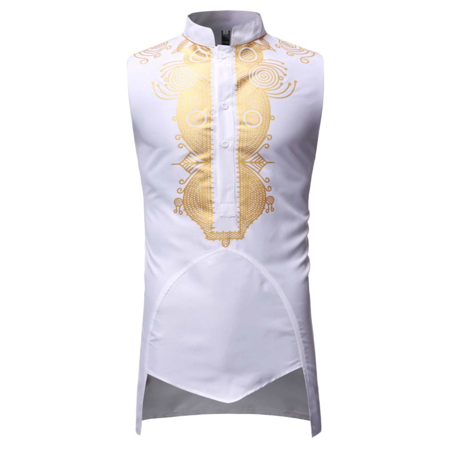 SZXZYGS Mens Dress Shirts Big and Tall 20 Inch Neck Mens Abaya Thobe