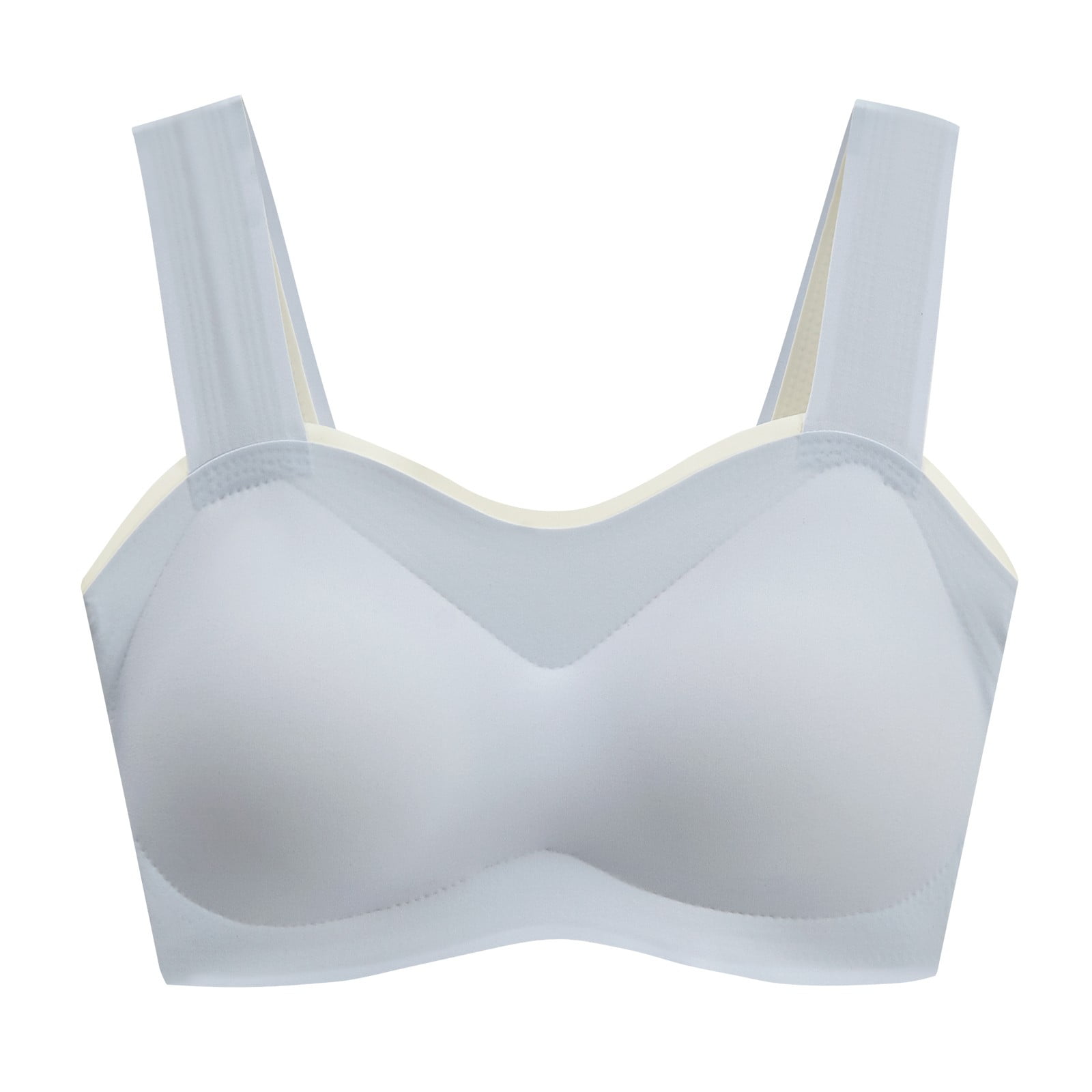 SZXZYGS Nursing Bras Young Ladies Seamless Rimless Tank Style Bra Back