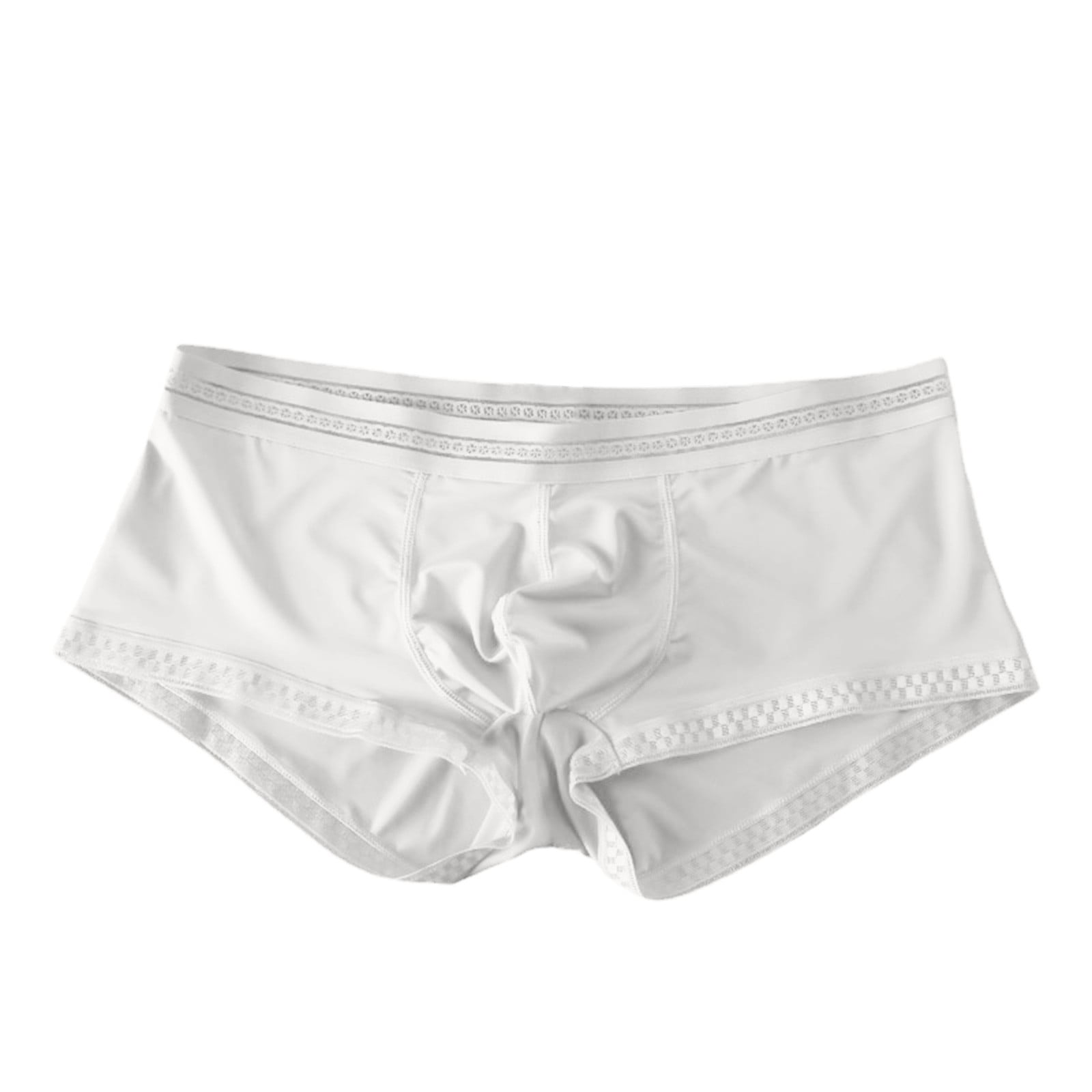 SZXZYGS Panties Pack Cotton Ice Silk Underwear Mens Seamless Ice Silk Underwear Quick Drying and