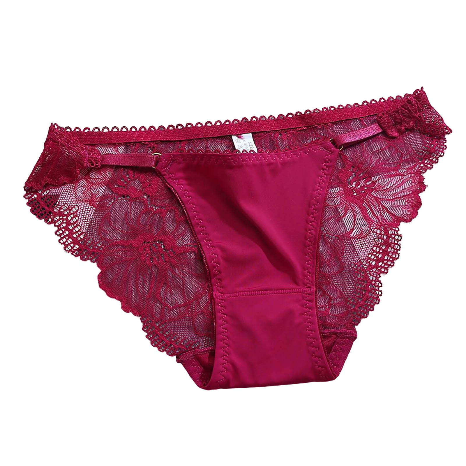 SZXZYGS Panty Liners Thong and Regular Custom Letter Logo Low Waist Striped Tangas No Show