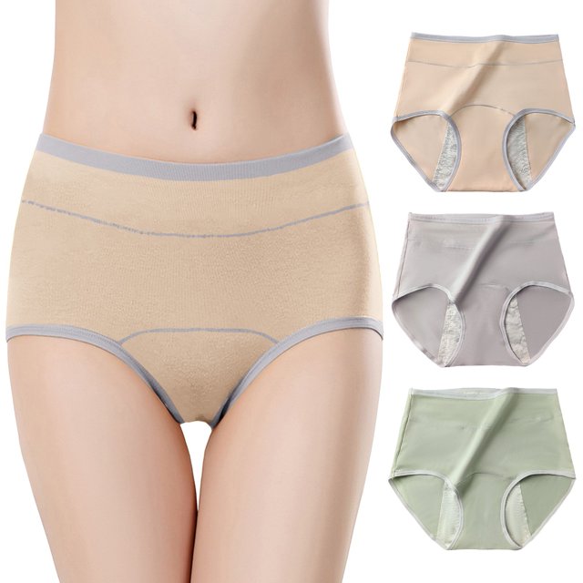 SZXZYGS Reusable Panty Liners for Women Bladder Leaks Women's 3 Mixed