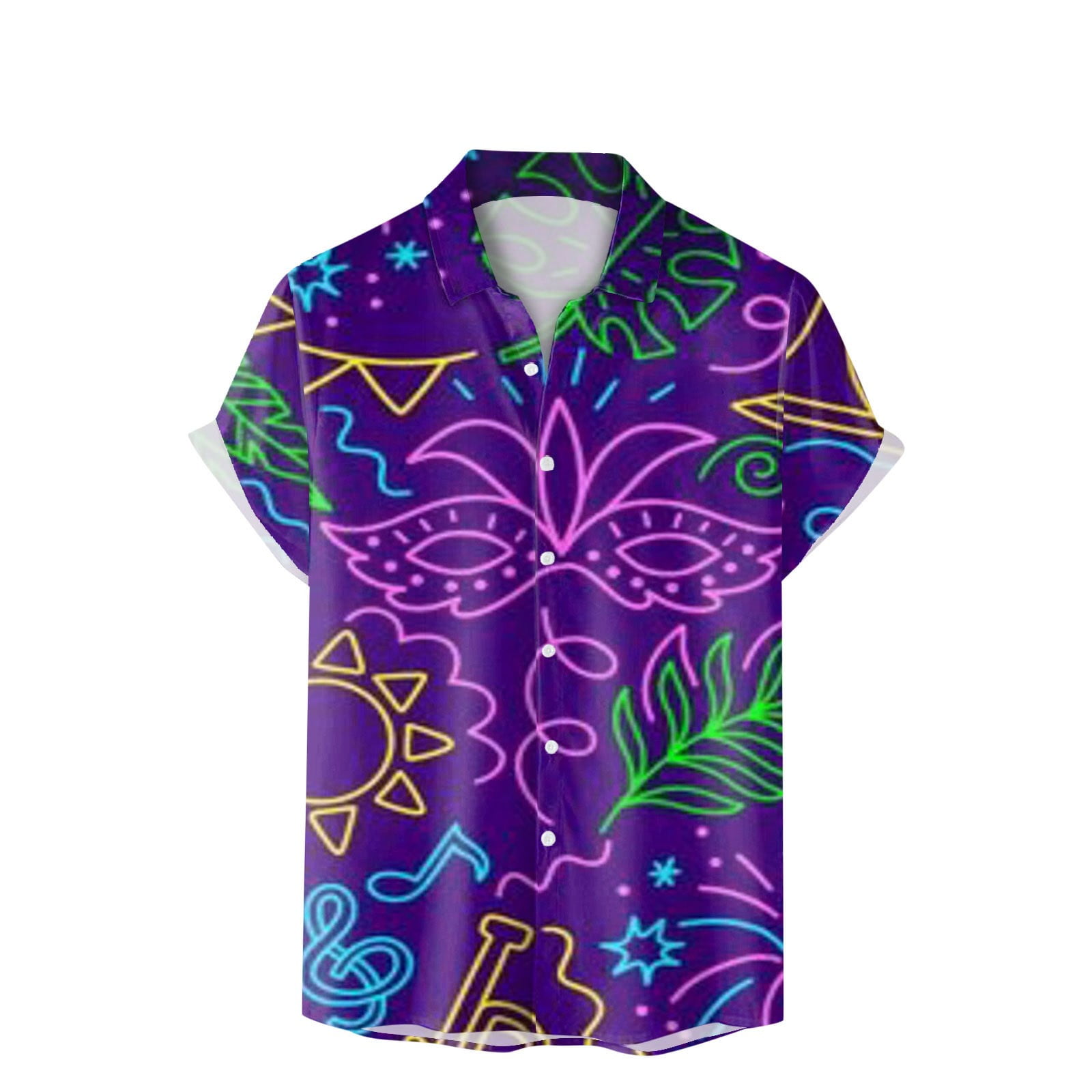 SZXZYGS Shirts for Men Graphic Tees Rappers Mens Carnival Fashion