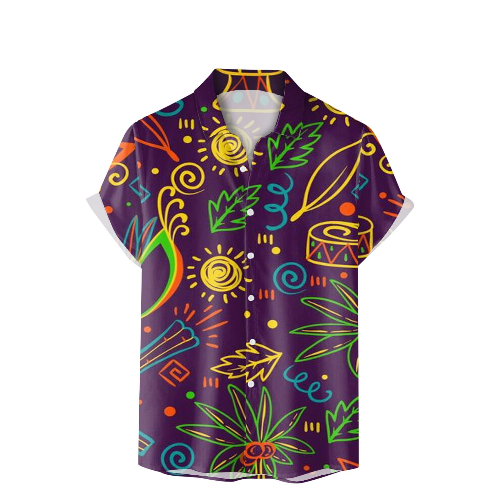 SZXZYGS Shirts for Men Graphic Tees Rappers Mens Carnival Fashion